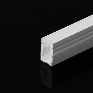 Funda de silicona flexible blanca - Tira LED a neón - 6x10 mm - Curvatura horizontal - Superficie - Barcelona Led-Accesorios