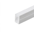 White flexible silicone sleeve - Neon LED strip - 6x10 mm - Horizontal curvature - Surface 3
