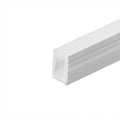 Guaina flessibile in silicone bianco - Striscia LED al neon - 6x10 mm - Curvatura orizzontale - Superficie 3
