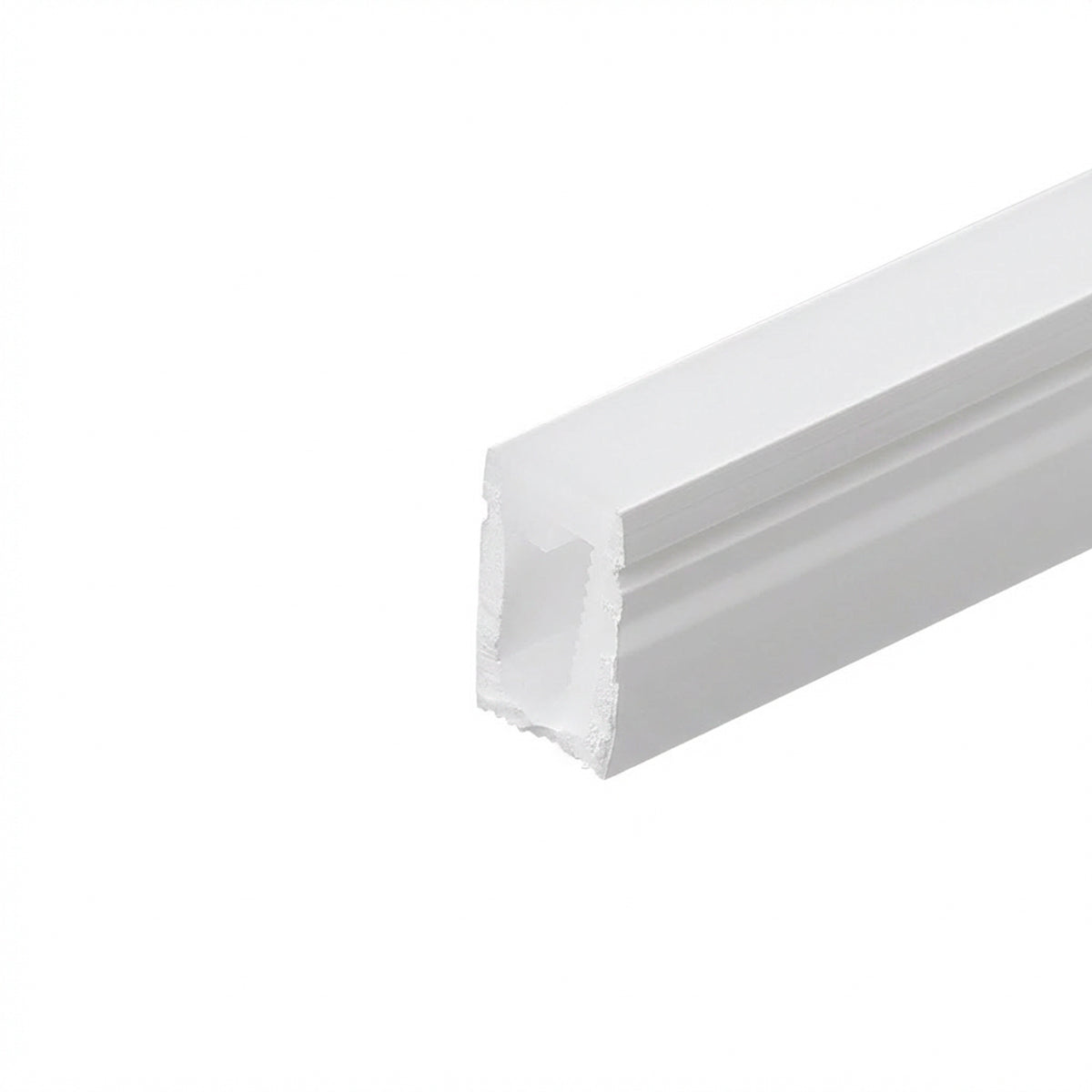 Funda de silicona flexible blanca - Tira LED a neón - 6x10 mm - Curvatura horizontal - Superficie (2)