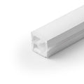 Gaine flexible en silicone blanc - Bande LED néon - 10 x 10 mm - Courbure horizontale - Surface 3