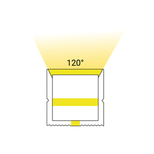 Funda de silicona flexible blanca - Tira LED a neón - 10x10 mm - Superficie (4)