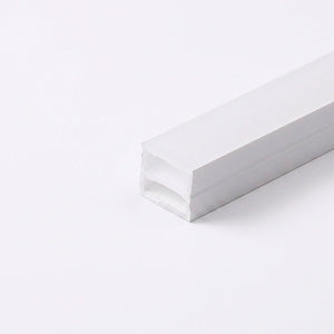 Funda de silicona flexible blanca - Tira LED a neón - 10x12 mm - Superficie - Barcelona Led-Accesorios