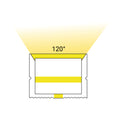 White flexible silicone sleeve - Neon LED strip - 10x12 mm - Surface 5