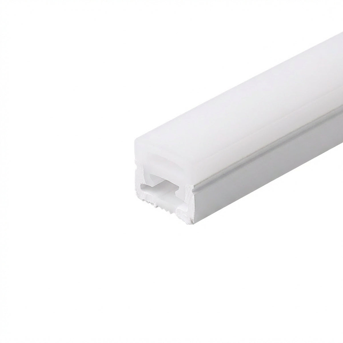 Funda de silicona flexible blanca - Tira LED a neón - 12x12 mm - 3 lados - Superficie (3)