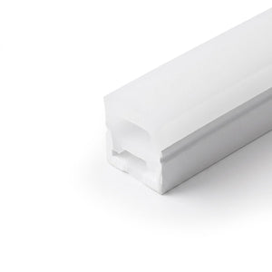 Funda de silicona flexible blanca - Tira LED a neón - 16x16 mm - 3 lados - Superficie - Barcelona Led-Accesorios