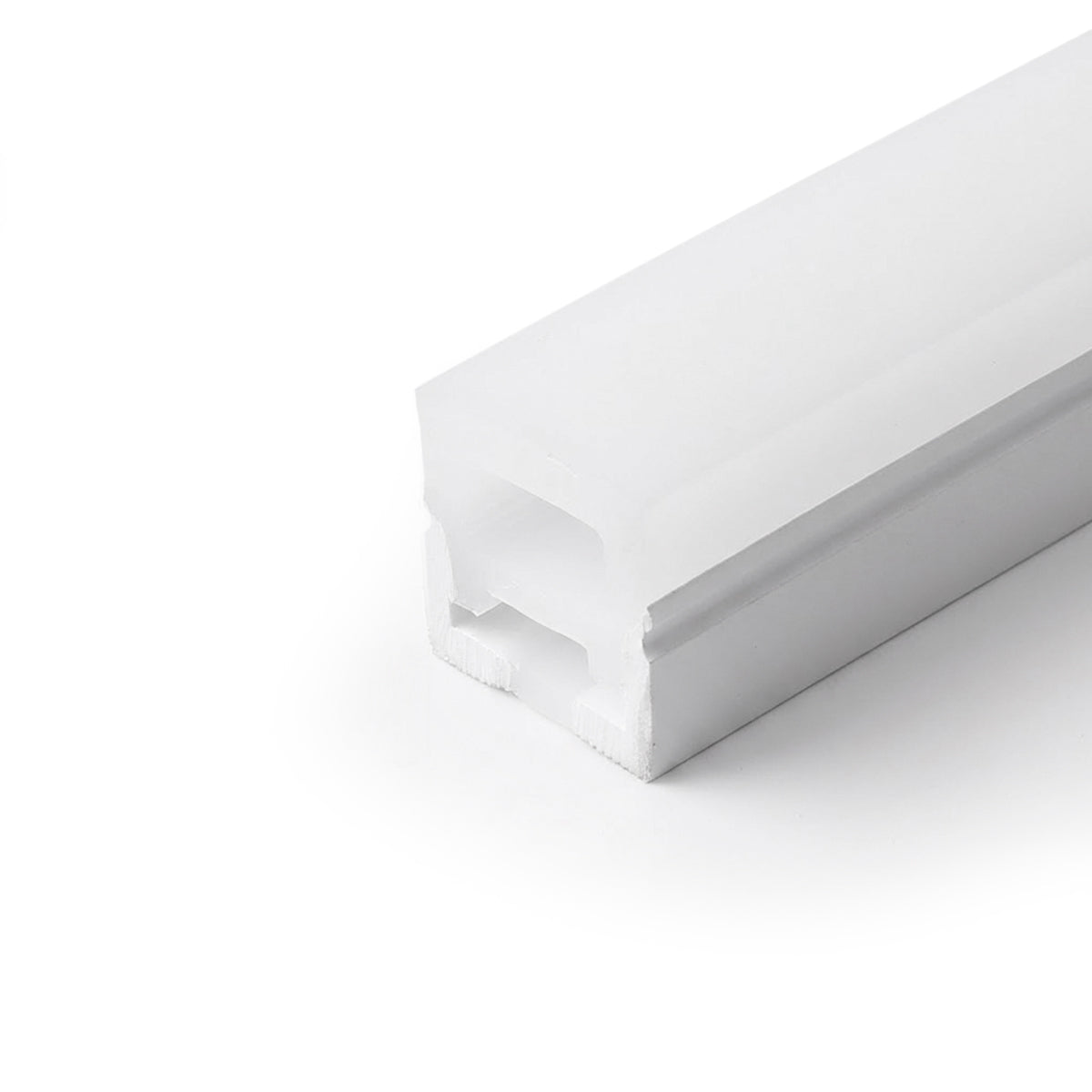 Funda de silicona flexible blanca - Tira LED a neón - 16x16 mm - 3 lados - Superficie (3)