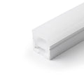 White flexible silicone sleeve - Neon LED strip - 16x16 mm - 3 sides - Surface 4