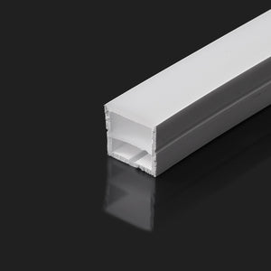 Funda de silicona flexible blanca - Tira LED a neón - 16x16 mm - Superficie