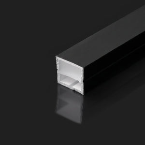 Funda de silicona flexible negra - Tira LED a neón - 16x16 mm - Superficie