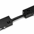 Connector with cable for magnetic rail - 10 mm - 48V - Straight or curved connection 5