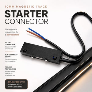 Conector de inicio para carril magnético - 10mm (4)