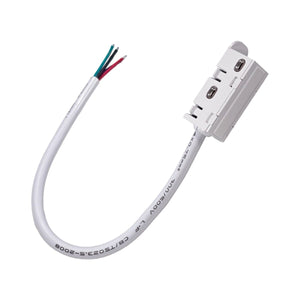 Conector de inicio con cable para carril magnético - 48V - 20 mm - V2 - Barcelona Led-Material eléctrico
