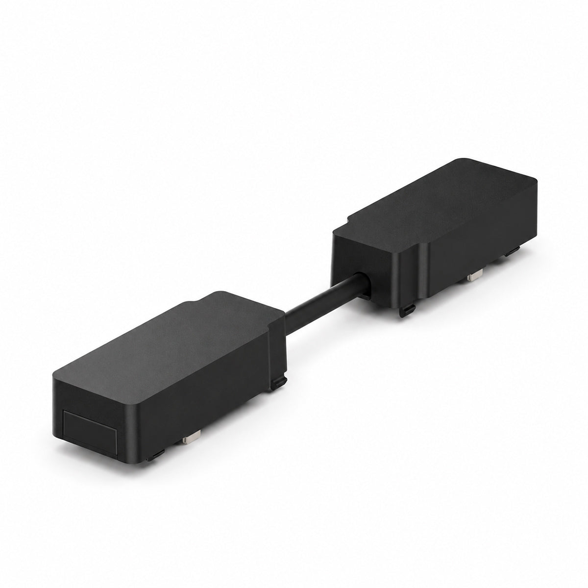 Conector recto con cable para carril magnético - 26mm
