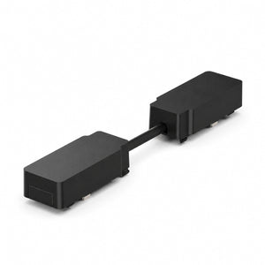 Conector recto con cable para carril magnético - 26mm