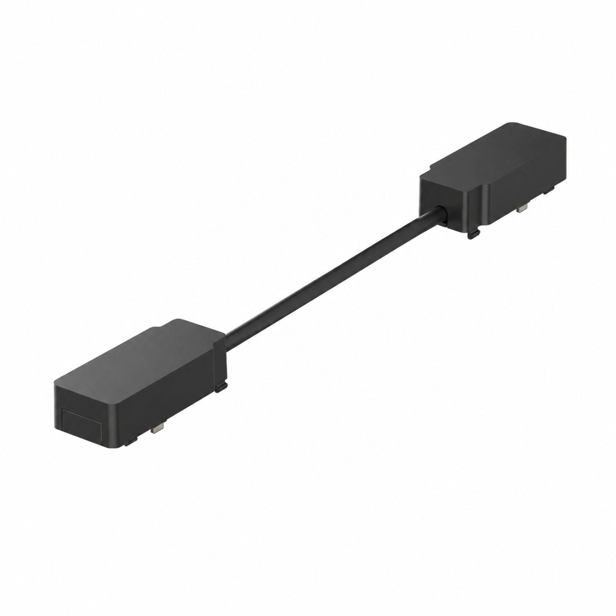 Conector recto con cable largo para carril magnético - 26mm