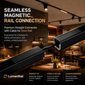 Connector with cable for magnetic rail - 5 mm - 24V - Straight or curved connection 4