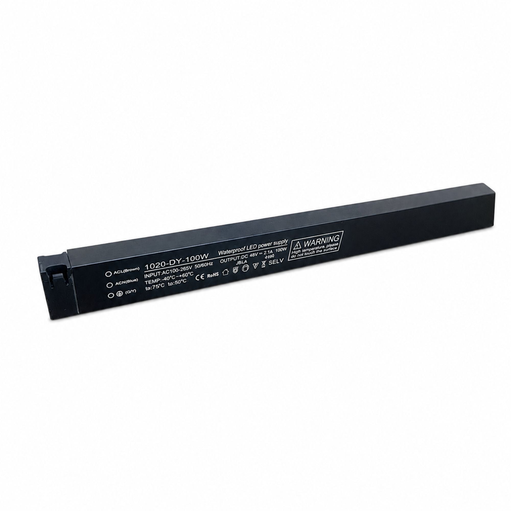 Fuente de alimentación para carril magnético - 10mm - 100W - 48V (1)