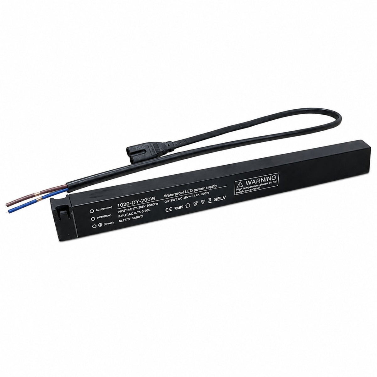 Fuente de alimentación para carril magnético - 10mm - 200W - 48V