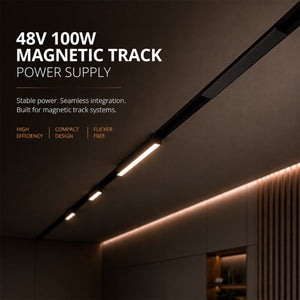 Fuente de alimentación para carril magnético - 26mm - 100W - TUYA SMART | Material eléctrico | Barcelona Led
