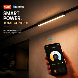 Fuente de alimentación para carril magnético - 26mm - 100W - TUYA SMART (6)
