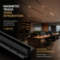 Trilho magnético integrado/trimless - 10 mm - 1 metro - 48V 2
