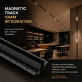 Trilho magnético integrado/trimless - 10 mm - 2 metros - 48V 4
