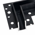 Unión 90 grados horizontal para carril magnético de integración/trimless - 10mm 3