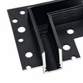 90 degree horizontal union for integrated/trimless magnetic track - 10mm 3