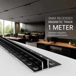 Carril magnético de integración/trimless - 5mm - 1 metro | Accesorios | Barcelona Led