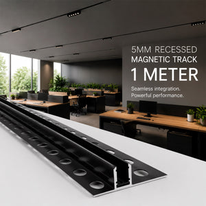 Carril magnético de integración/trimless - 5mm - 1 metro - 24V (2)