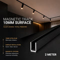 Trilho magnético de superfície - 10 mm - 2 metros - 48V 3