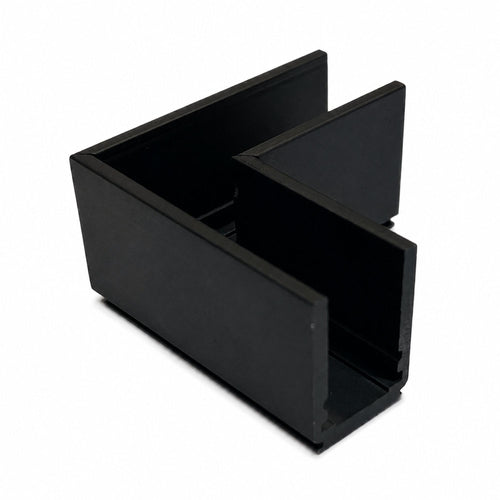 90 degree horizontal connector for surface magnetic track - 10mm