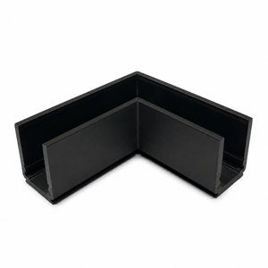 Unión 90 grados horizontal para carril magnético de superficie - 10mm (2)