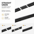 Unión recta para carril magnético de superficie - 26mm 5