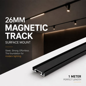Carril magnético de superficie - 26mm - 1 metro - 48V (3)