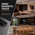 Trilho magnético de superfície - 26 mm - 2 metros - 48V 2