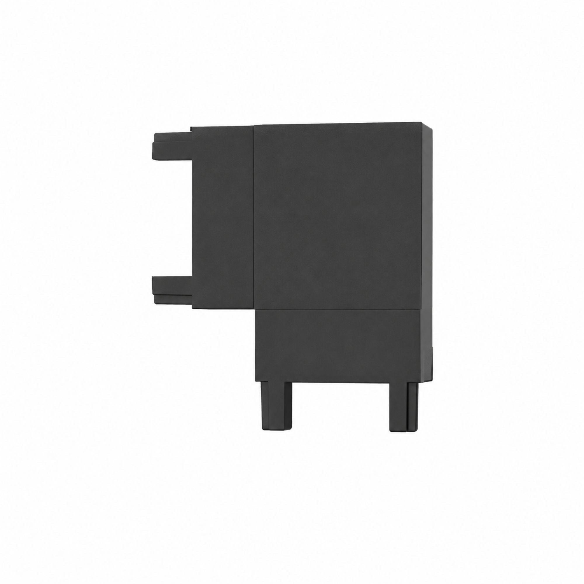 Unión 90 grados horizontal para carril magnético de superficie - 26mm