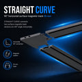Unión 90 grados horizontal para carril magnético de superficie - 26mm 4