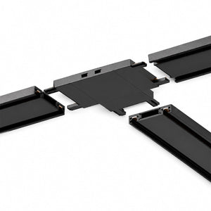 Unión en T para carril magnético de superficie - 26mm | Accesorios | Barcelona Led
