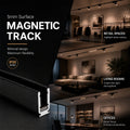 Trilho magnético de superfície - 5 mm - 2 metros - 24V 4