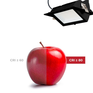 Downlight LED rectangular orientable CCT 38W - Blanco - 120° Driver LIFUD - Barcelona Led-