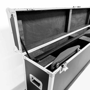 Flight Case para Tótem LCD DLS43 - con Foam, Ruedas y Asas – Transporte Seguro en Ferias y Eventos - Barcelona Led-Accesorios