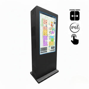Tótem publicitario exterior pantalla LCD 55"- Doble cara -Táctil - Android - Barcelona Led-Signage