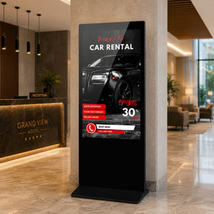 Tótem Publicitario Digital Táctil 55" Full HD - Android 9 - Cartelería Vertical para Interior (5)