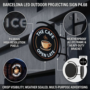 Display Banderola LED publicitario exterior P4.68mm (2)
