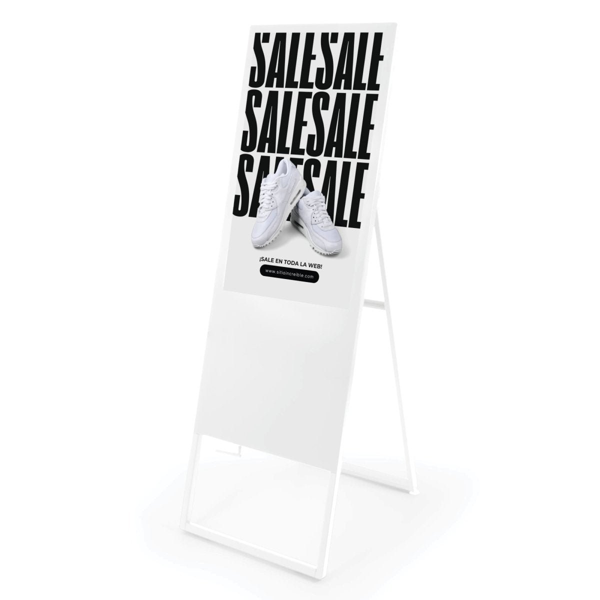 Display publicitario plegable LCD Full HD 32" - Android 13 - Indoor - Barcelona Led-