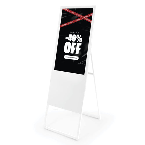 Display publicitario plegable LCD Full HD 43