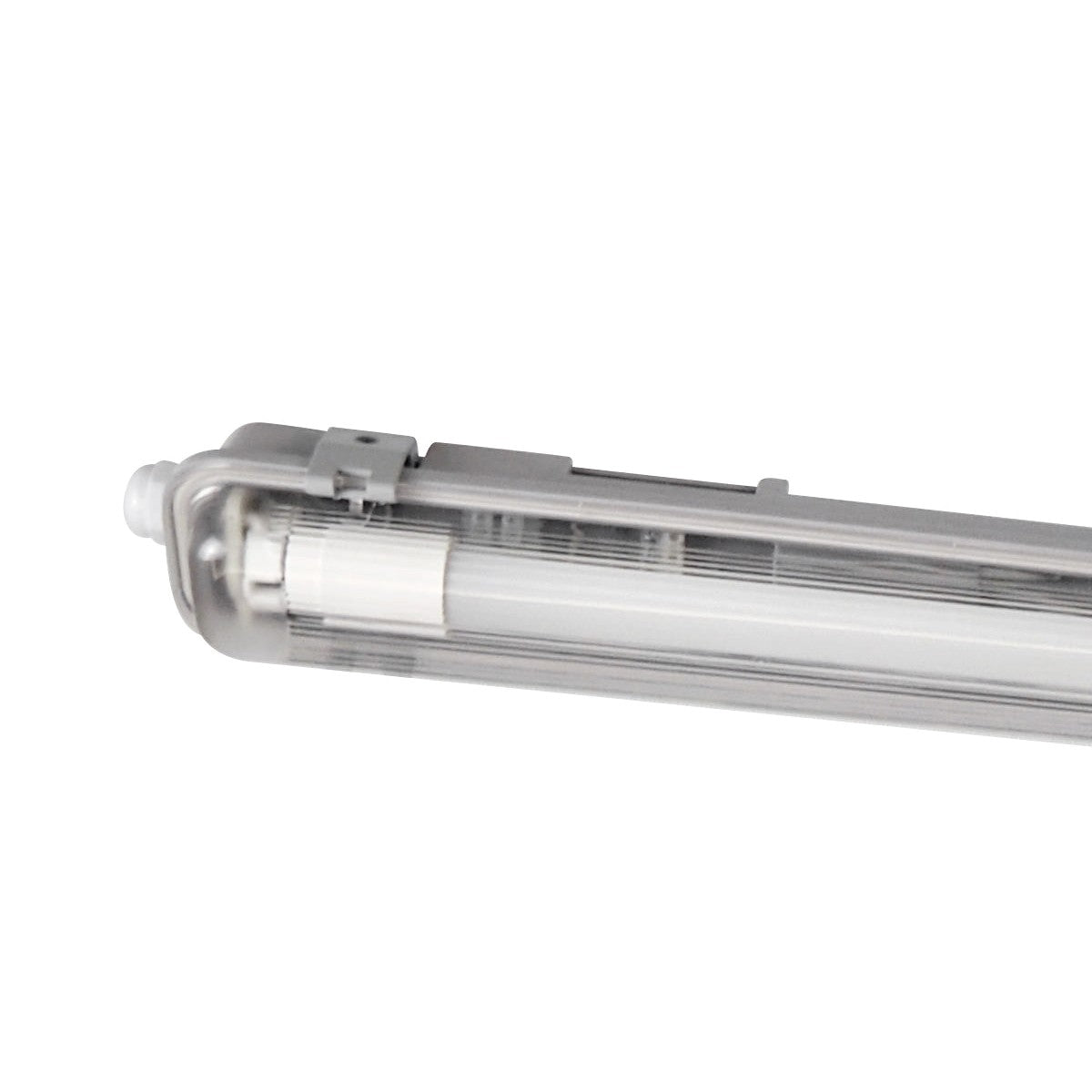 Pantalla estanca ECO CLIMATE - Tubo LED T8 - 150cm - Clips plásticos - IP65