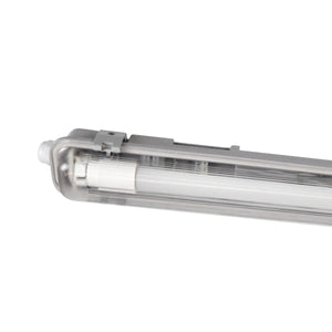 Pantalla estanca ECO CLIMATE - Tubo LED T8 - 150cm - Clips plásticos - IP65